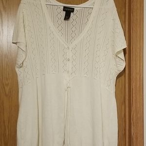 Short sleeve cardigan